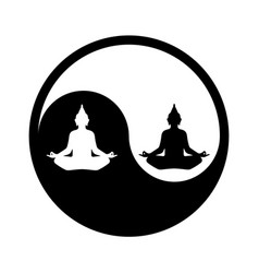 Yin And Yang With Buddha