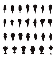 Ice Cream Silhouettes