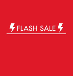 Flash Sale On Red Background Mock Up