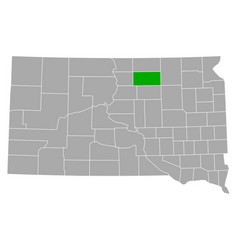 Map Edmunds In South Dakota