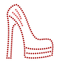 High Heels Dots Flat