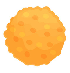 Arabic Food Icon Cartoon Fried Cheese