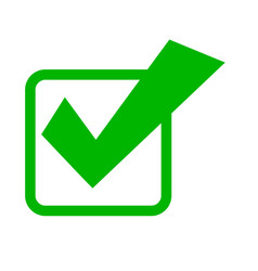 Green High Emphasis Check Box Icon