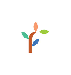 Plant Tree With Leaves Logo Icon