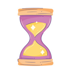 Purple Hourglass Sand Timer