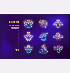 Angels Neon Signs Set