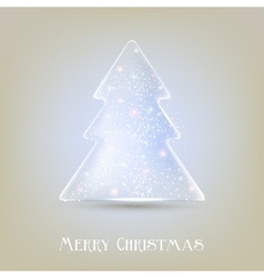 Elegant christmas tree background Royalty Free Vector Image