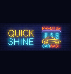 Premium Car Wash Neon Sign