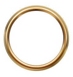 Round Classic Golden Vintage Picture Frame Oval