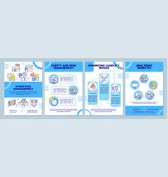 Hr Importance Blue Brochure Template