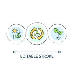 Photosynthesis Loop Concept Icon