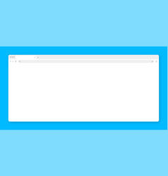 Blank Web Browser Window With Tab Toolbar