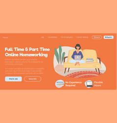 Full Time And Part Online Homeworking Website