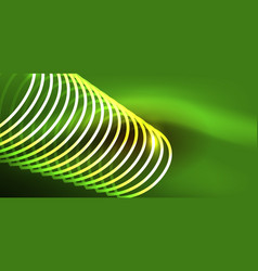 Neon Lines And Waves Abstract Background Techno