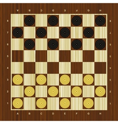 Draughts Checker Board