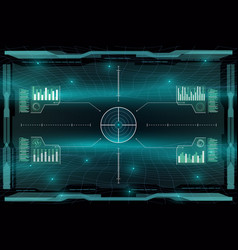 Military Hud Frame Ui Radar Technology Of Future