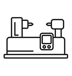 Digital Machinery Icon Outline Control