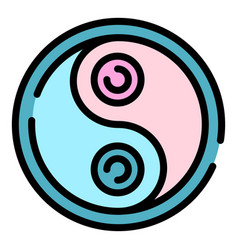 Inner Peace Icon Flat