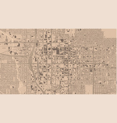 Sepia Salt Lake City Area Background Map Utah