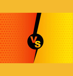 Versus Screen Background Orange And Yallow