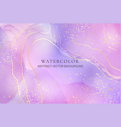 Violet Lavender Liquid Watercolor Marble