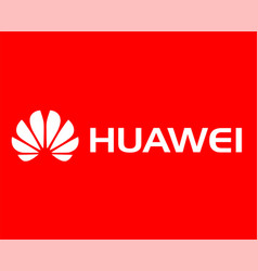 Huawei Brand Logo Phone Symbol With Name White