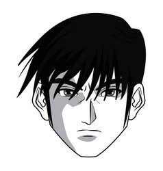 Anime Style Male Character Head