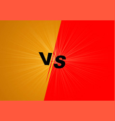 Versus Fight Screen Background Orange And Red