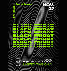 Black Friday Typography Banner Poster Or Flayer