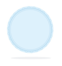 Formal Dinner Plate Icon Isolated On White