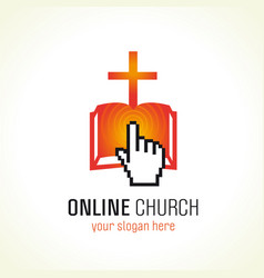 Online Church Logo Concept