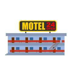 Motel Isolated Small Cheap Hotel