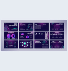 Cybersecurity Presentation Templates Set