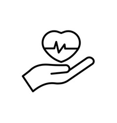 Hand Icon With Heart