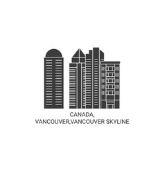 Canada Vancouvervancouver Skyline Travel