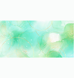 Royal Cyan Mint Liquid Marble Watercolor