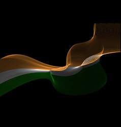 Abstract Lines Background Colours India Flag