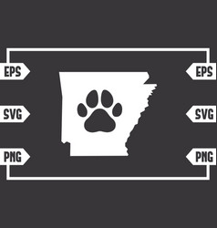 Arkansas - Dog Paw