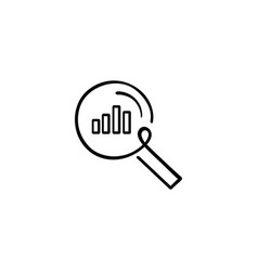 Data Analysis Line Style Icon Design