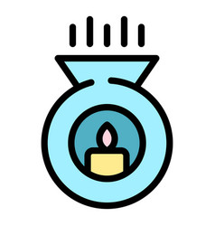 Energy Healing Icon Flat