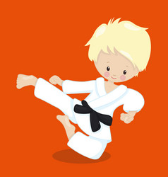 Karate Kid Blond Jump 04