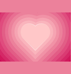 Concentric Hearts Pink Gradient Background