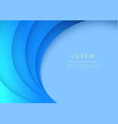 Abstract Blue Geometric Curve Overlay Layer