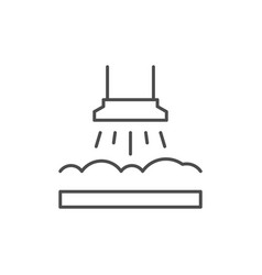 Foam Insulation Line Outline Icon