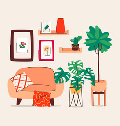 Hand Drawn Interior Items Lagom Set