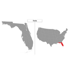 Map Of Florida State United States