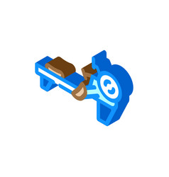 Rowing Machine Isometric Icon