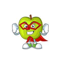 Super Hero Character Granny Smith Green Apple