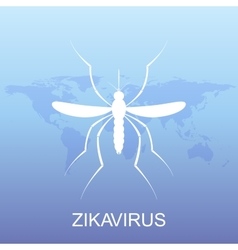 Zika Virus Pattern Wallpapers With World Map