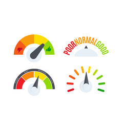 Business Performance Company Review Scale Logo Set